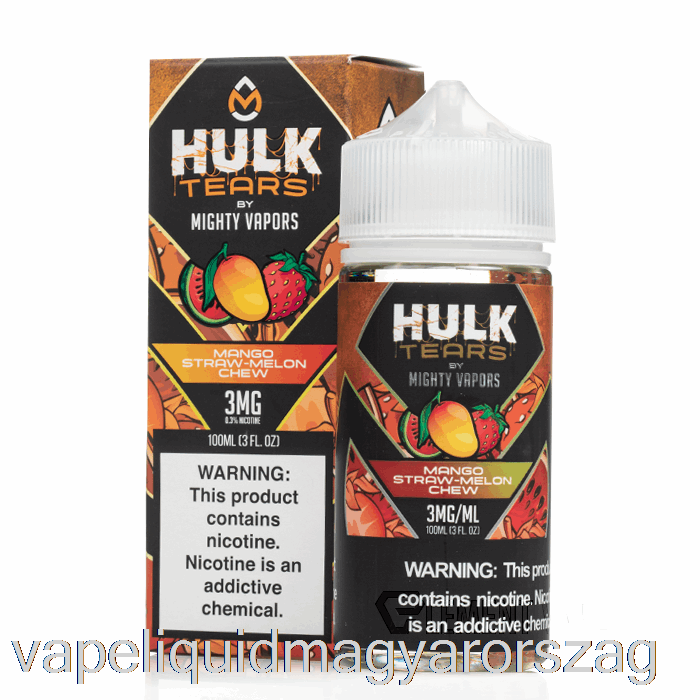 Mangó Szalma Dinnye Rágó - Hulk Könnyek - 100ml 6mg Vape Folyadék